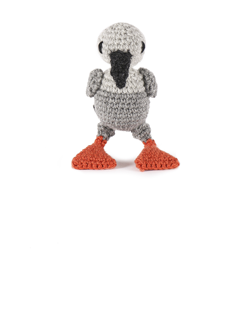 toft ed's animal mini seagull amigurumi crochet